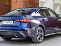 Błękitne Audi A3 sedan z nowoczesnymi światłami LED. Sprawdź atrakcyjną audi a3 cena!