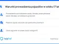 Warunki prowadzenia pojazdów od kiedy prawo jazdy od 17 lat: nadzór, zgoda rodziców, zdany egzamin.