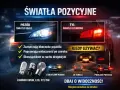 Światła pozycyjne i postojowe: białe z przodu, czerwone z tyłu. Zapewniają widoczność i bezpieczeństwo na drodze.