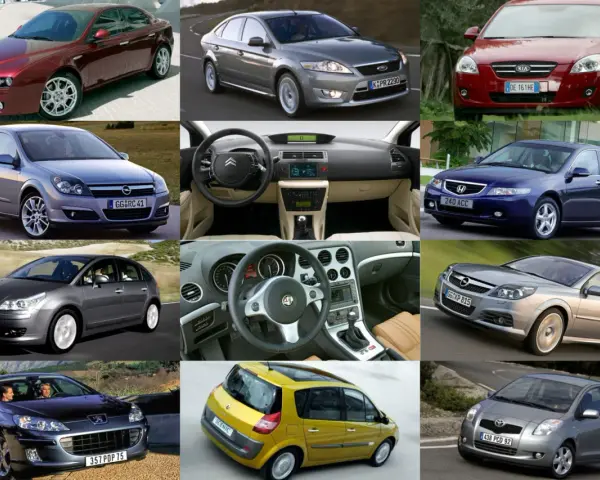 Szukasz auta do 15 tys.? Zobacz modele: Alfa Romeo, Opel Astra, Ford Mondeo, Kia Cee'd, Honda Accord, Citroen C4, Peugeot 407, Renault Scenic, Toyota Yaris.