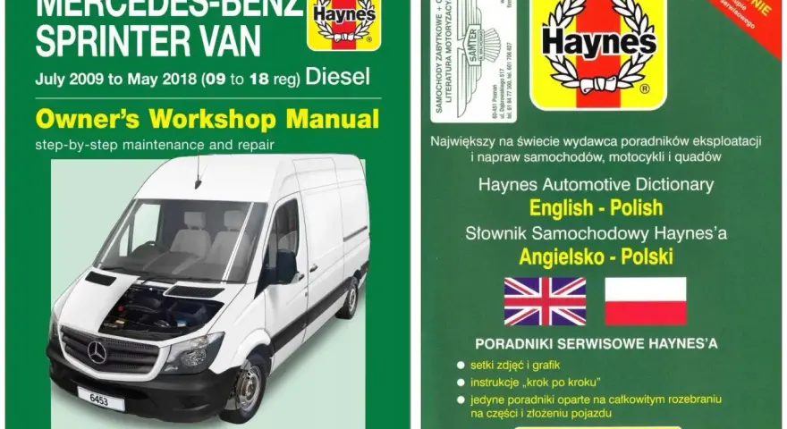 Instrukcja obsługi i napraw dla Mercedes-Benz Sprinter Van (2009-2018) Diesel. Haynes oferuje poradniki dla Twojego Sprinter 906.