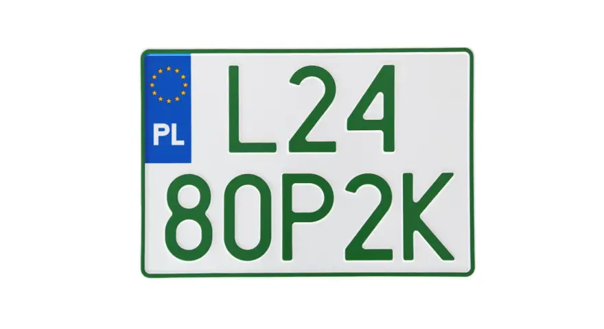 Polski numer rejestracyjny pojazdu: L24 80P2K.