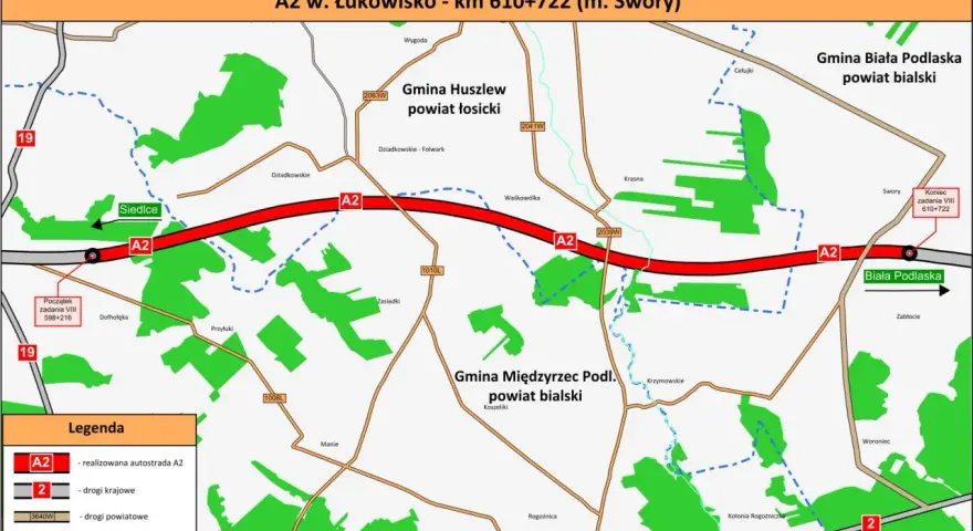 Kiedy otwarcie autostrady A2 do Siedlec? Sprawdź, co musisz wiedzieć